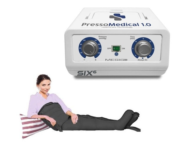 Pressoterapia MESIS PressoMedical 1.0 Advance a 6 camere FO-3001-(SIX)2GK con 2 gambali + Kit Slim Body