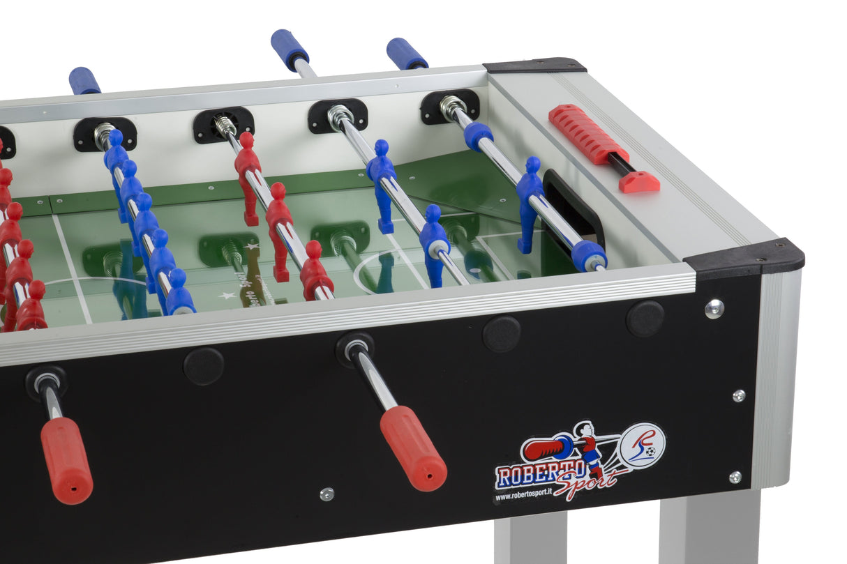 Calciobalilla Roberto Sport PRO OLIMPIC Nero - aste rientranti