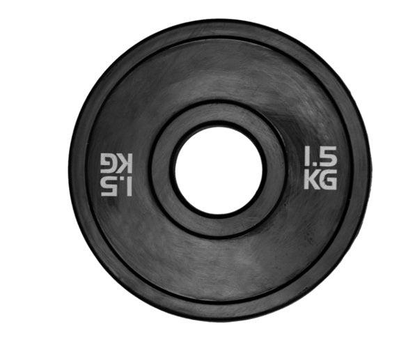 Disco Ghisa Microcarico gommato 1,5 kg - foro 50 mm - cod.DMC1,5 Linea Diamond Fitness