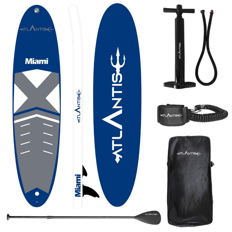 Sup Atlantis MIAMI cm 305 - completo di zaino - pagaia - pompa e leash