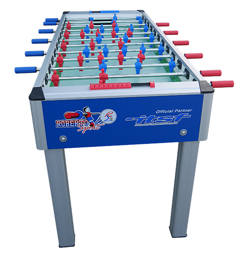 Calciobalilla Roberto Sport COLLEGE SIX Blu - aste rientranti