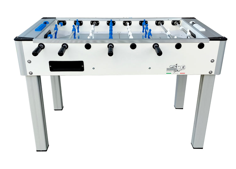 Calciobalilla Roberto sport Blue Wave Outdoor - aste rientranti