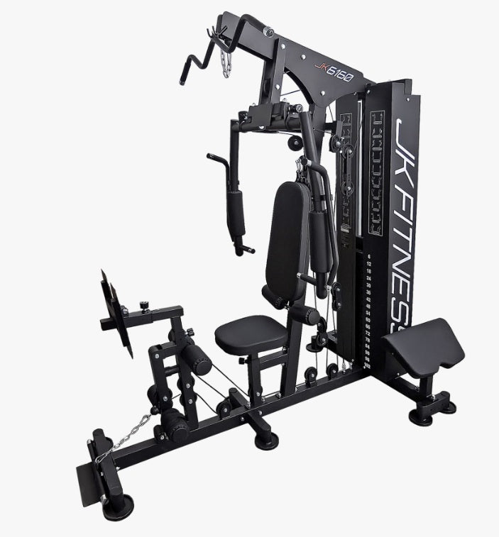 Stazione Multifunzione JK 6160 JK FITNESS con pacco pesi 102 kg - peso max utente 140 kg