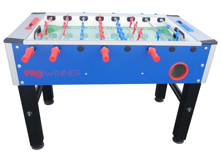 Calciobalilla Roberto Sport PRO WINNER 2.0 Blu - aste rientranti