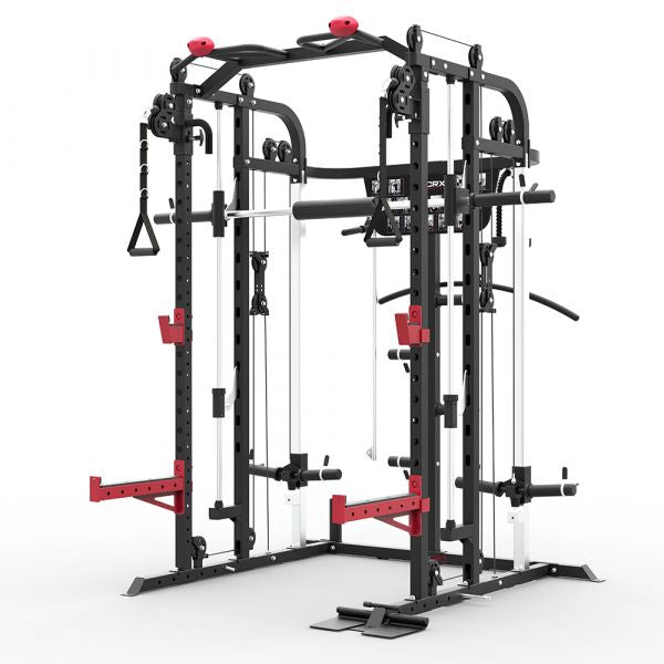 Functional Trainer Stazione All in One ASX-90 dual pulley, smith machine e rack - TOORX