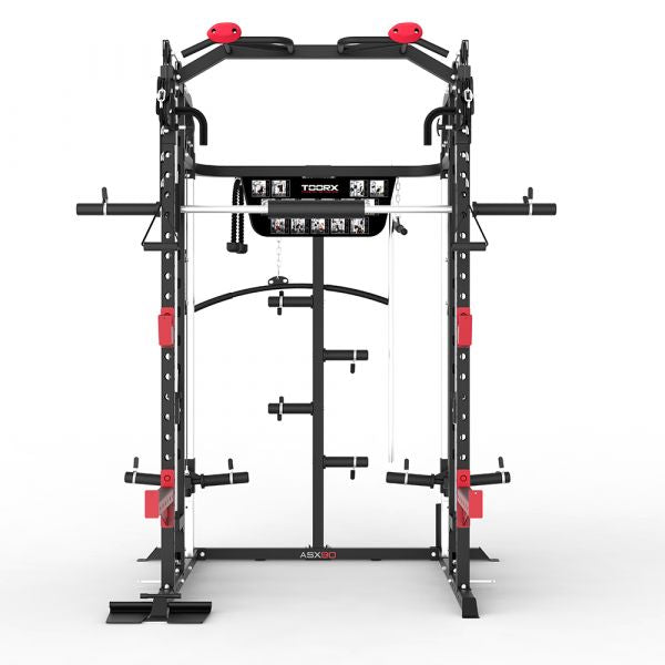 Functional Trainer Stazione All in One ASX-90 dual pulley, smith machine e rack - TOORX