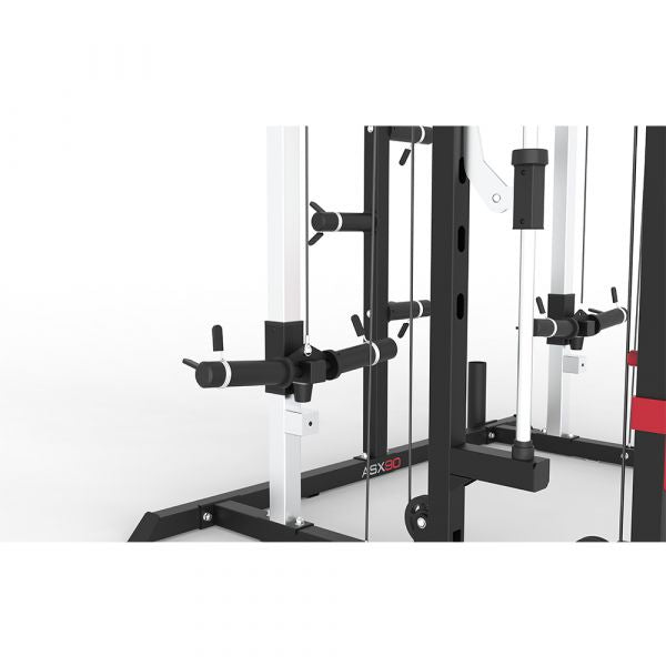 Functional Trainer Stazione All in One ASX-90 dual pulley, smith machine e rack - TOORX