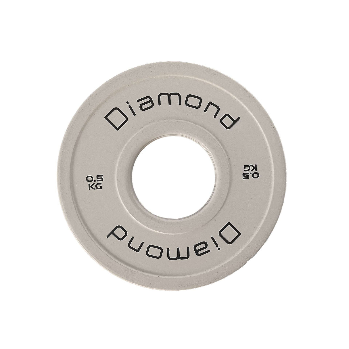 Disco Ghisa Microcarico gommato 0,5 kg - foro 50 mm - cod.DMC0,5 Linea Diamond Fitness