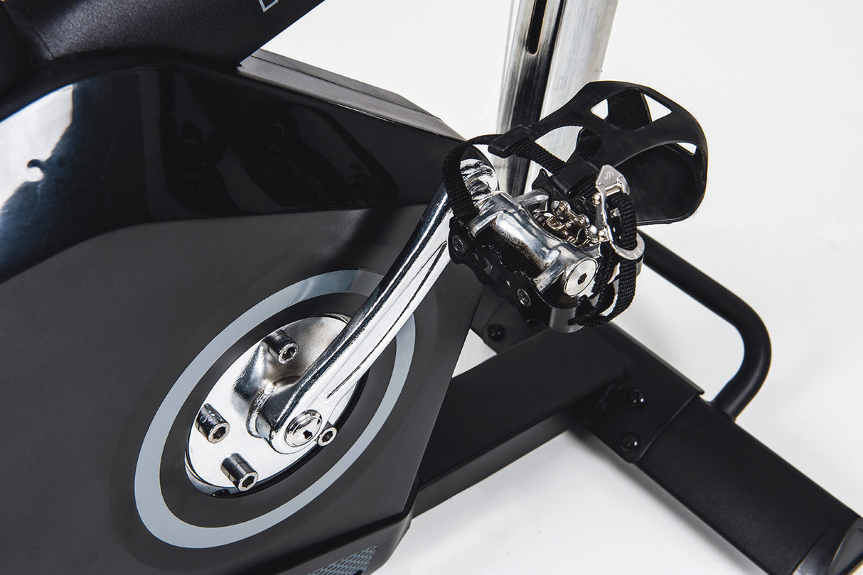 Gym Bike Elettromagnetica SRX-3500 EVO HRC Volano Posteriore - Scatto Libero - Ricevitore Wireless e Fascia Cardio Inclusa -APP Ready- Linea Toorx Chrono PRO Line