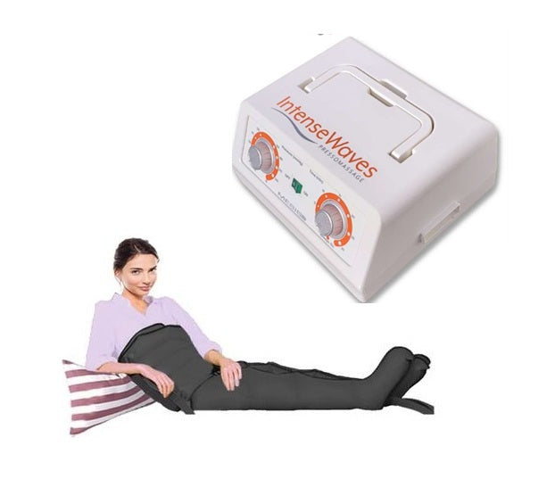 Pressoterapia MESIS IntenseWaves a 4 camere - dotazione ADVANCE con 2 gambali + fascia addominale glutei (kit slim body)cod. PSG-IW-2GK uso estetico domestico