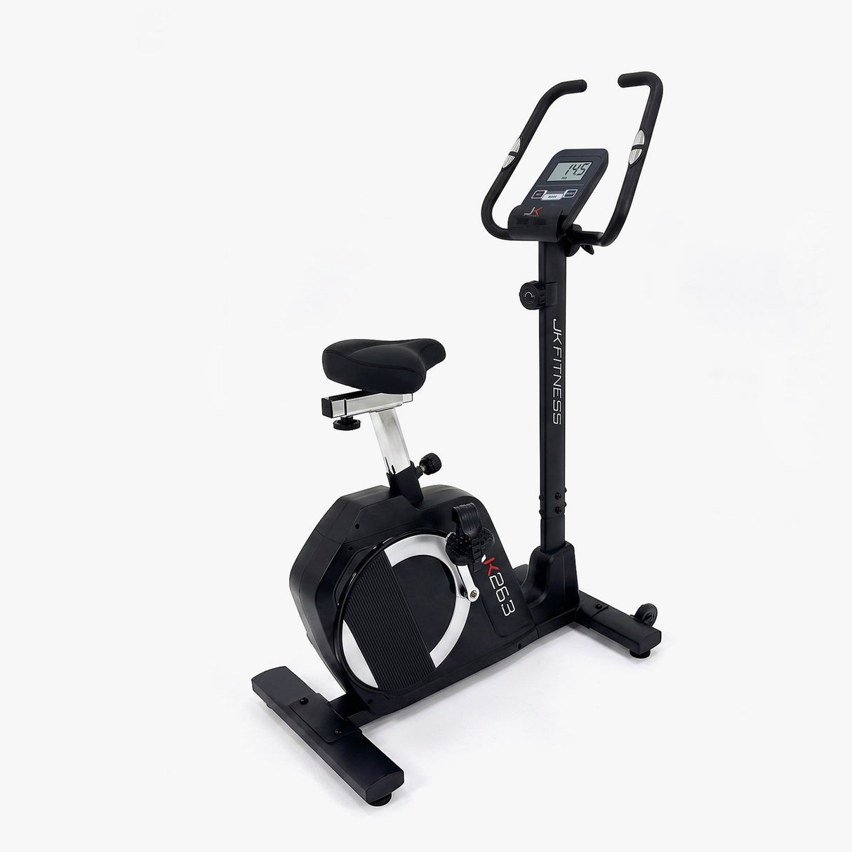 Cyclette JK Fitness JK 263 Compatibile APP Zwift e Kinomap COD. JK263 - peso volano 10 kg - peso max utente 130 kg - bici da camera, ciclocamera