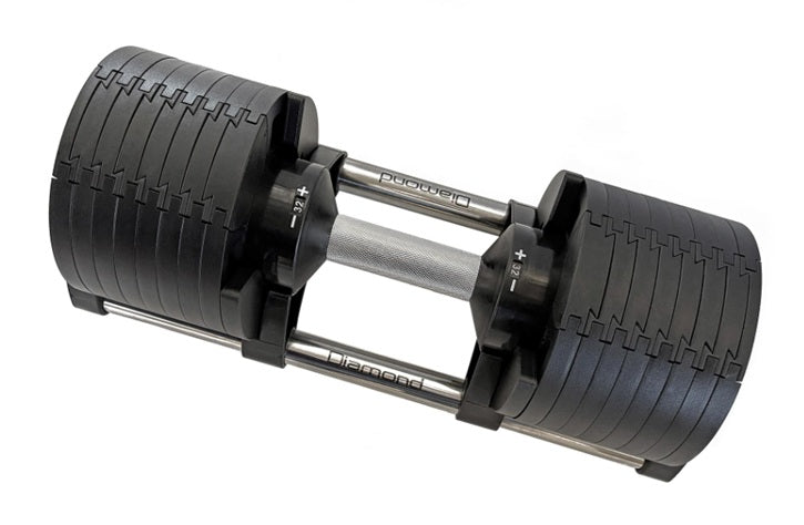 Manubrio A Carico selezionabile da 2 a 32 kg cod.MS32-N Linea Diamond Fitness