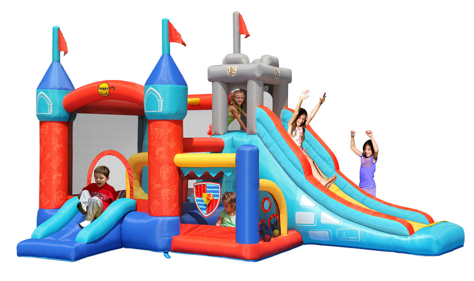 Gioco Gonfiabile Medioevo 13 In 1 - Art.9021 Mis. 485 X 320 Cm Motore Incluso - no tunnel - Offerta Giochi Gonfiabili In Vendita Su Timesport24