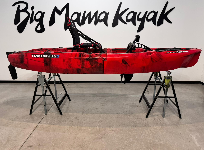 Kayak fishing a Pedali divisibile Big Mama Triken 330 S divisibile