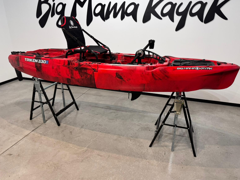 Kayak fishing a Pedali divisibile Big Mama Triken 330 S divisibile