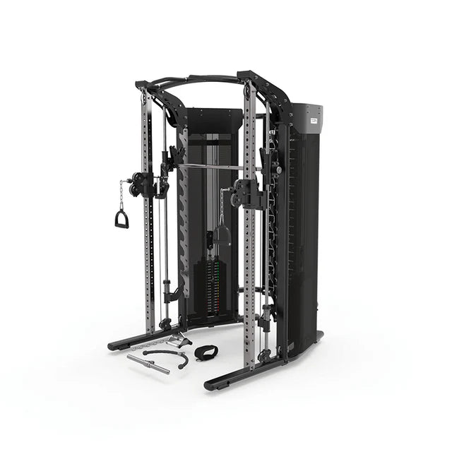 Toorx Vertical - ASX-7000 Stazione multifunzione All In One - Pacco pesi in acciaio 2X90 kg. - Toorx