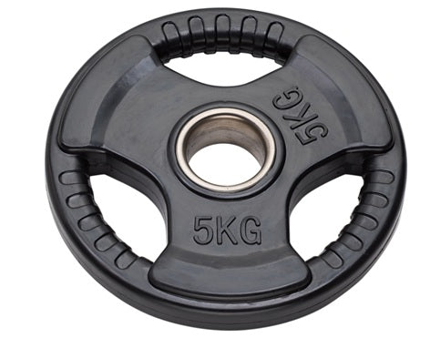 Disco Olimpico Gommato Tri-Grip 5 kg foro - 50 mm- COD. DGGD5 Linea Diamond Fitness