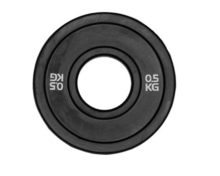 Disco Ghisa Microcarico gommato 0,5 kg - foro 50 mm - cod.DMC0,5 Linea Diamond Fitness