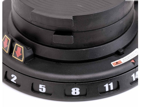 Kettlebell selezionabile da 2 a 20 kg cod.KBS2-20 Linea Diamond Fitness