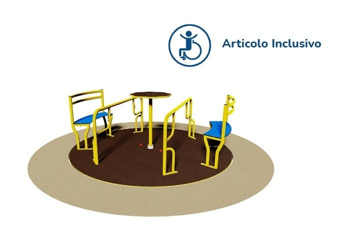 Giostra Carosello per disabili Cod.1025-A - Giochipark -
