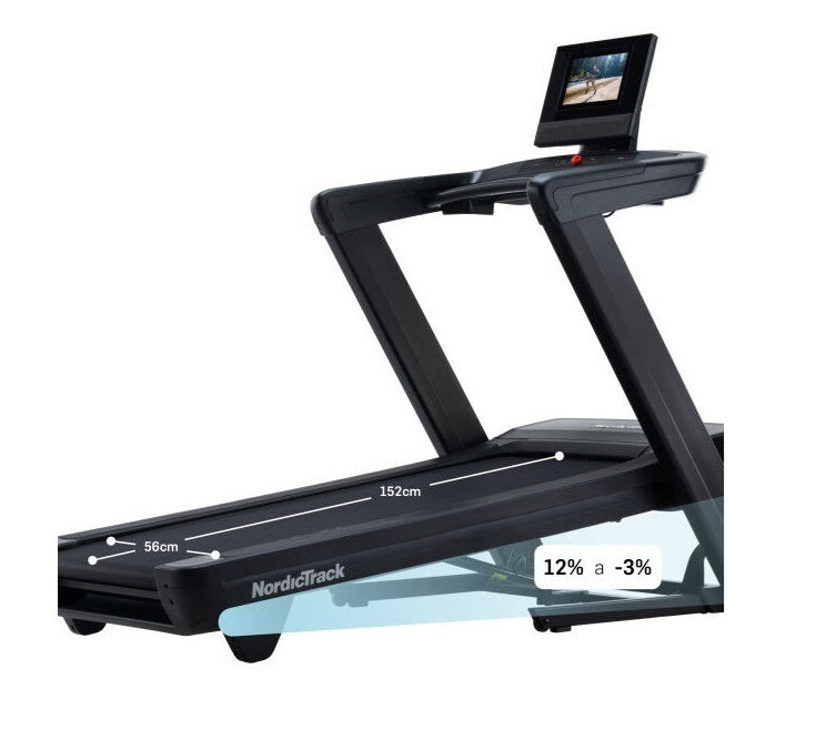 Promo COMMERCIAL 1250 con App Ifit integrata - TAPIS ROULANT NORDICTRACK piano corsa 152 x 55 cm - peso max utente 182 kg COD. NTL14125-INT compreso 1 anno di abbonamento Ifit