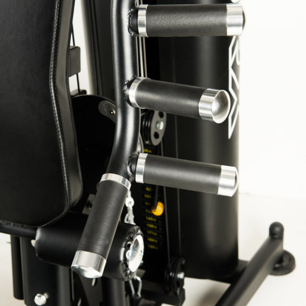 Stazione Multifunzione MSX-3000 Pacco Pesi Acciaio 90 kg con Doppio Cavo Libero Linea Toorx Chrono Pro Line