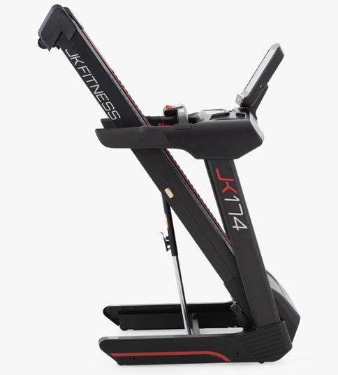 JK174 TAPIS ROULANT JK FITNESS Linea Home cod.JK174 -motore 3.75 Hp- peso max utente 160 kg -velocità 22 km/h compatibile con Zwift e Kinomap