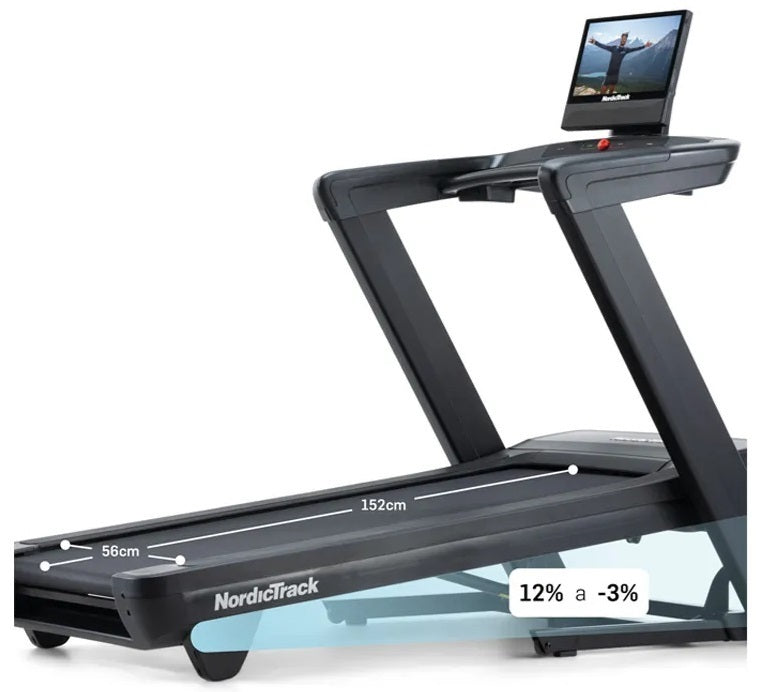 Promo COMMERCIAL 1750 con App Ifit integrata INCLUSO 1 ANNO DI ABBONAMENTO I-FIT- TAPIS ROULANT NORDICTRACK piano corsa 152 x 55 cm - peso max utente 182 kg cod.NTL17125-INT