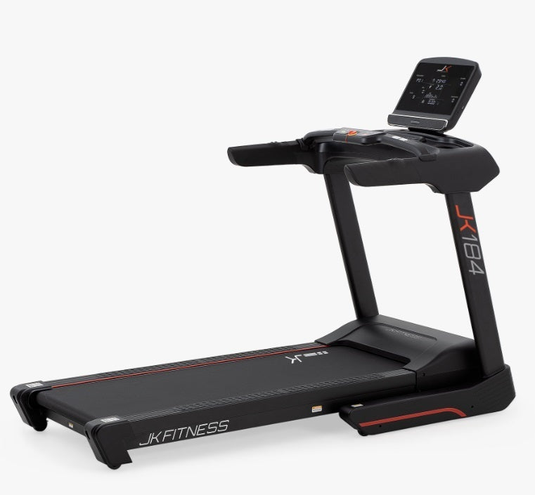 JK184 TAPIS ROULANT JK FITNESS Linea Home cod.JK184 MOTORE AC da 4 hp- peso max utente 160 kg -velocità 22 km/h compatibile con Zwift e Kinomap