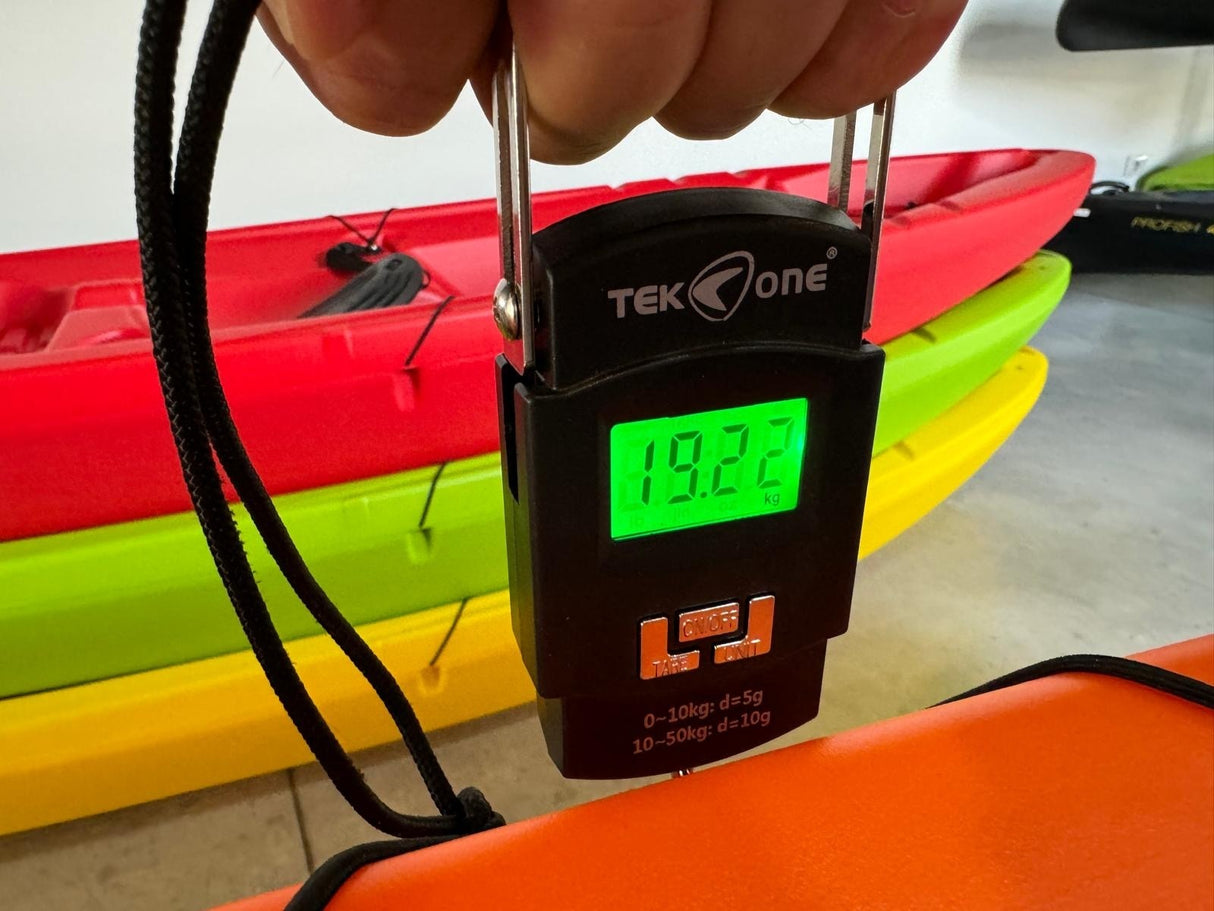 kayak GIL 2.0 BIG MAMA START - canoa monoposto da 254 cm + seggiolino + pagaia - ARANCIONE