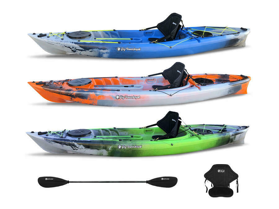 ACQUAPRIMA BIG MAMA KAYAK LIMITED EDITION - CANOA MONOPOSTO DA 310 CM + 2 GAVONE + 1 PAGAIA + 1 SEGGIOLINO ( FULL PACK )