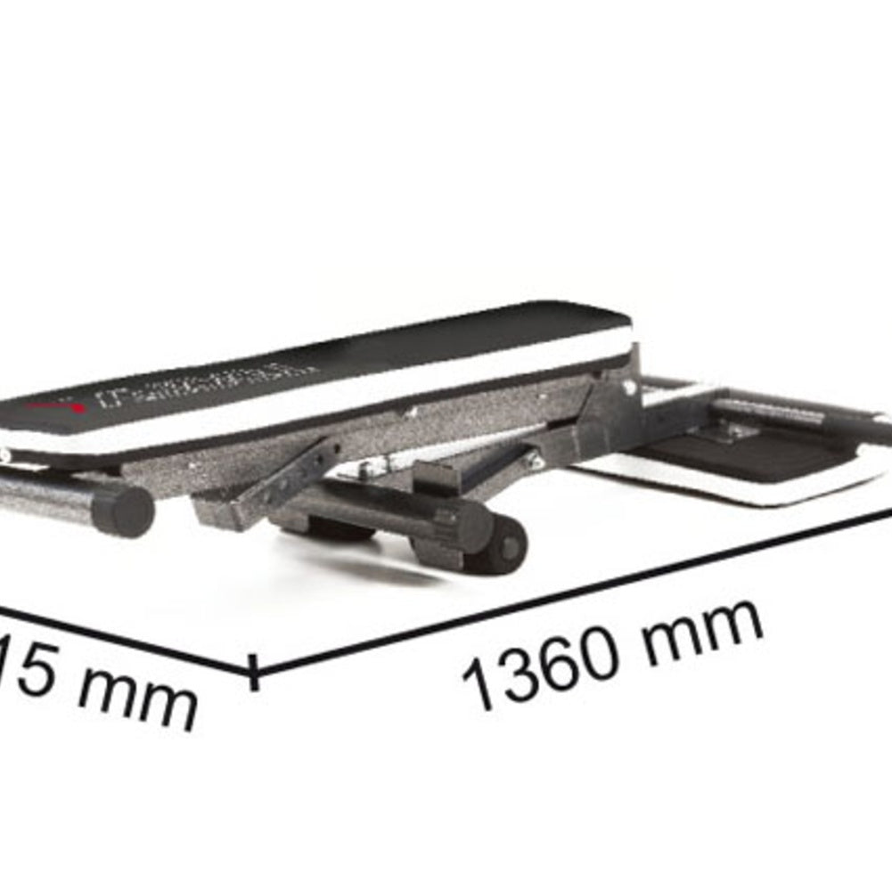 Panca per Hyperextension con Panca Piana e Inclinabile Multiuso WBX-40 MULTI FIT Richiudibile Linea Toorx