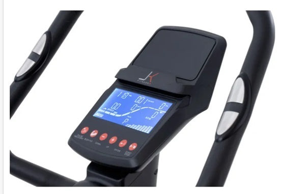 Cyclette JK Fitness JK 294 Compatibile APP Zwift e Kinomap COD. JK294 - peso volano 12 kg - peso max utente 160 kg - bici da camera