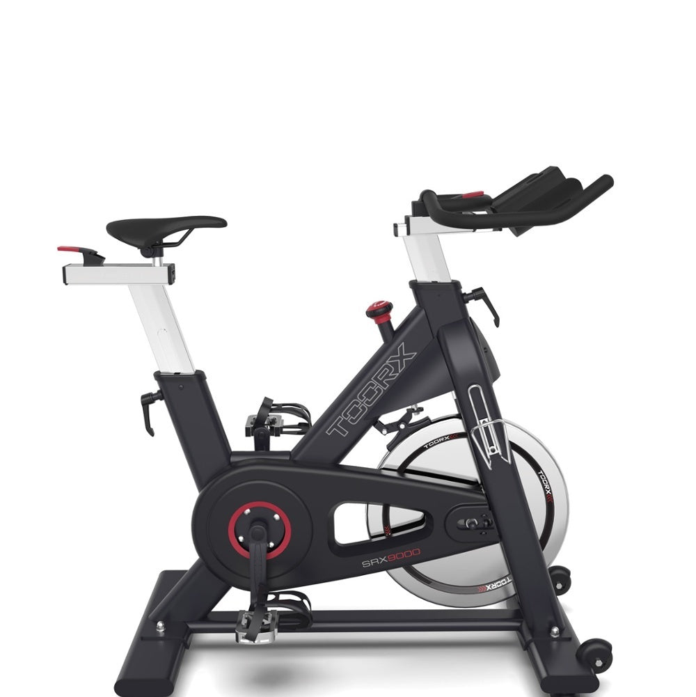 Indoor cycle cod. SRX-9000 - tramissione a cinghia/volano 22 Kg./peso max utilizzatore 150 kg. - Toorx Vertical