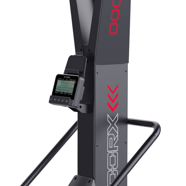 TOORX Vertical Ski Trainer ad aria - SKX-AIR-5000 APP Ready- Regolazione Sforzo su 10 livelli e Console display LCD