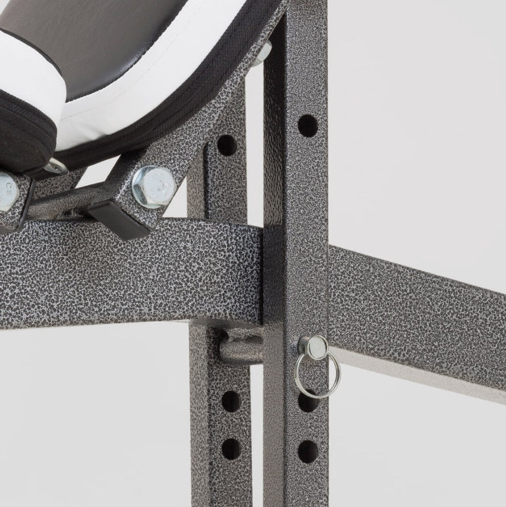 Panca Porta-Bilanciere WBX-90 Richiudibile con Leg Extension e Arm Curl Linea Toorx