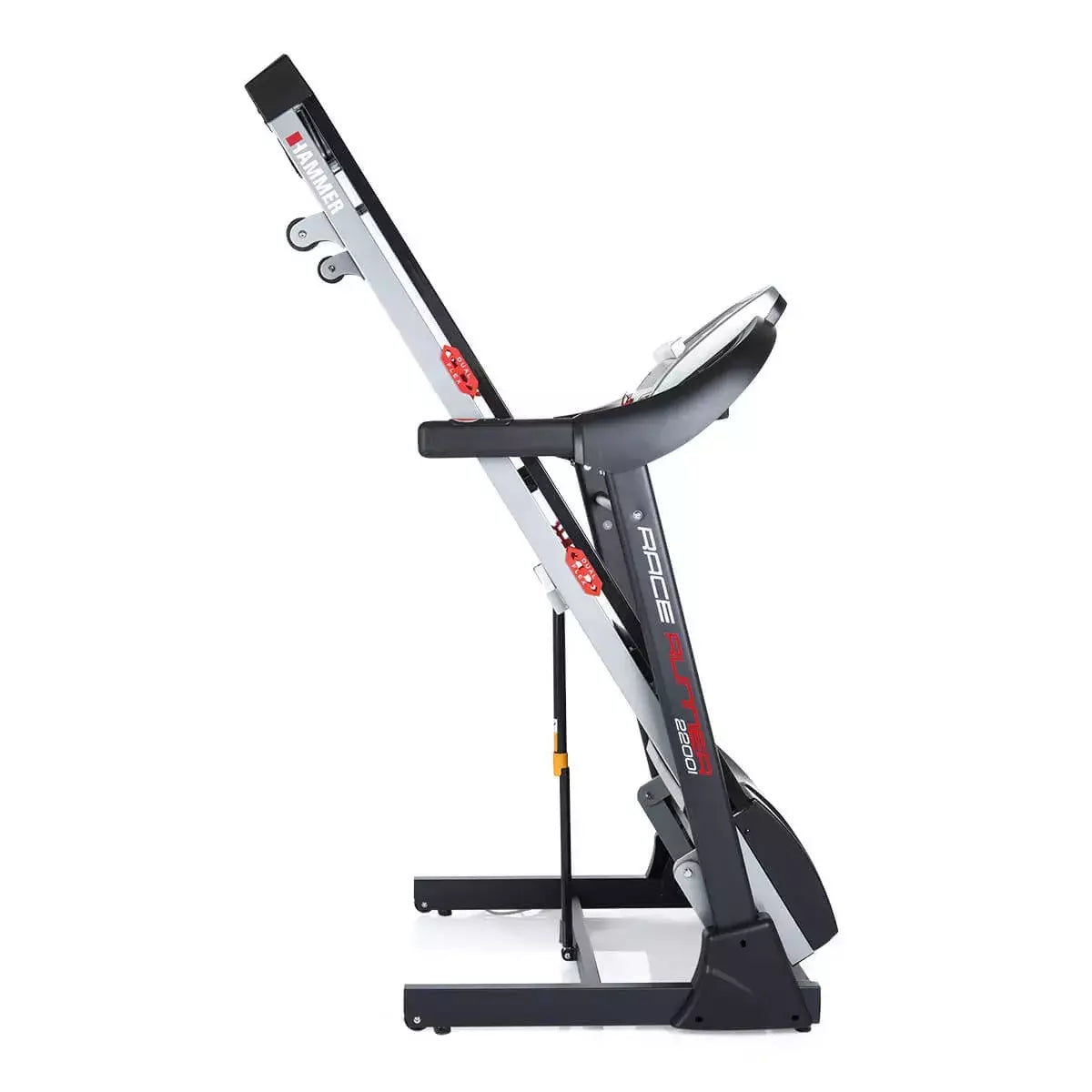 Tapis Roulant Race Runner 2200i Linea Hammer Velocità di allenamento fino a 22 km/h Utente 120 Kg. Piano Corsa 152 x 46 cm Inclinazione Elettrica cod. 4336 Tappeto Elettrico Palestra Richiudibile Salvaspazio