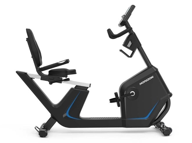 Horizon 5.0 R - cyclette recumbent orizzontale - volano 7 kg - compatibile con App - peso max utente 136 kg
