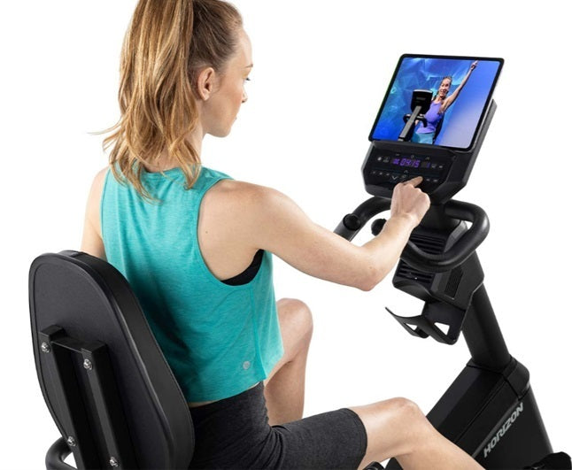 Horizon 5.0 R - cyclette recumbent orizzontale - volano 7 kg - compatibile con App - peso max utente 136 kg