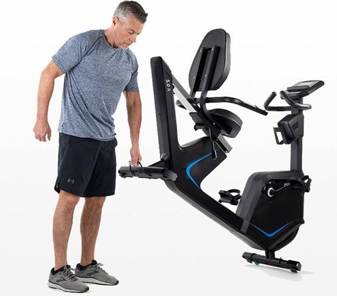Horizon 5.0 R - cyclette recumbent orizzontale - volano 7 kg - compatibile con App - peso max utente 136 kg