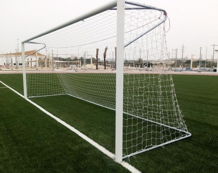 Af1462/30 Coppia Porte Calcio In Alluminio Trasportabile Mis 5 X 2 certificato UNI EN 748