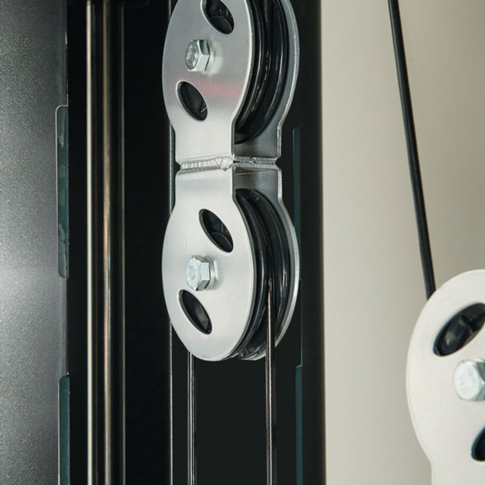 Stazione Multifunzione MSX-3000 Pacco Pesi Acciaio 90 kg con Doppio Cavo Libero Linea Toorx Chrono Pro Line