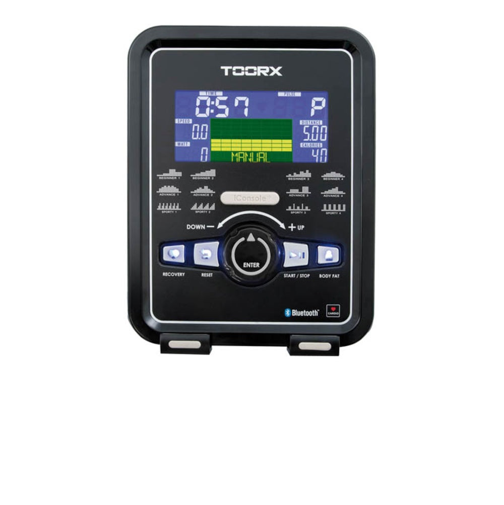 Brx-r300 Hrc Cyclette Recumbent Elettromagnetica Toorx Linea Chrono Line Con Ricevitore Wireless Iconsole+app Compatibile Zwift - Volano 14 Kg - Peso Utente 150 Kg - Brx R300 Gym Bike Bici da Camera