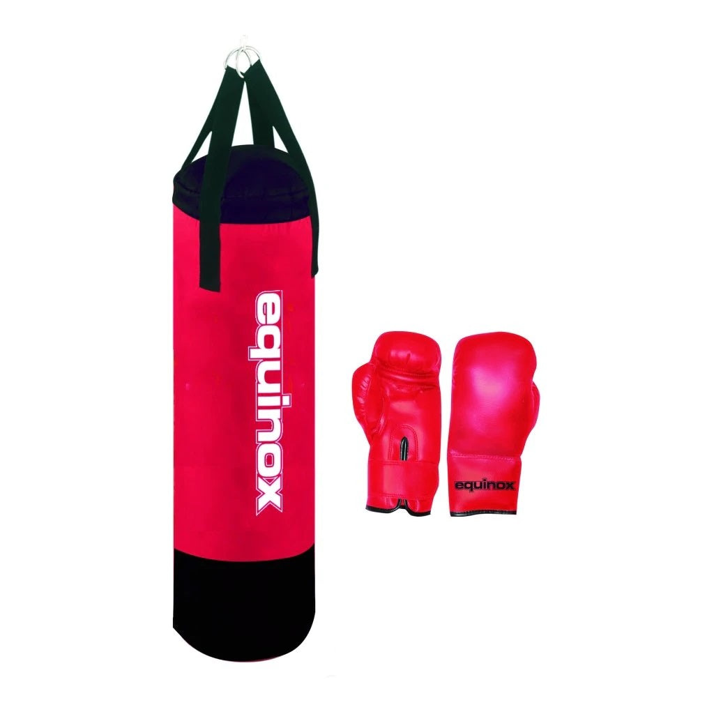 Set Boxe Junior PRO Sacco Boxe kg 6 con Guanti 6 oz. cod.BOE-002 Equinox