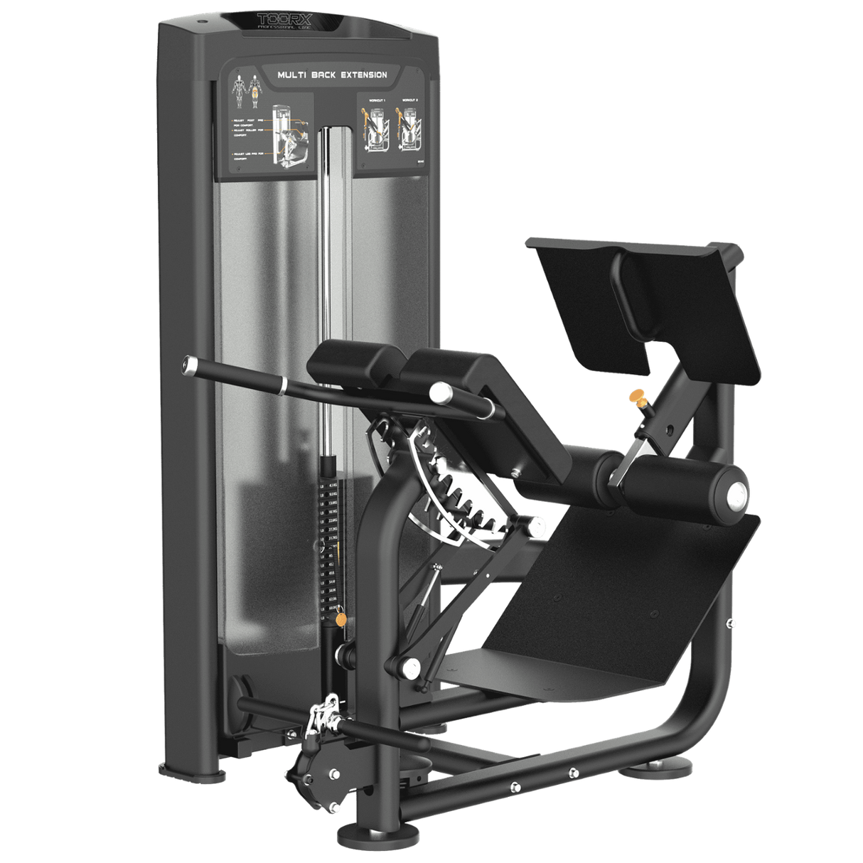 NOVITA' Toorx Professional - absolute line pin loaded single function Cod. PLX-9050 DUAL 45 HYPER EXTENSION