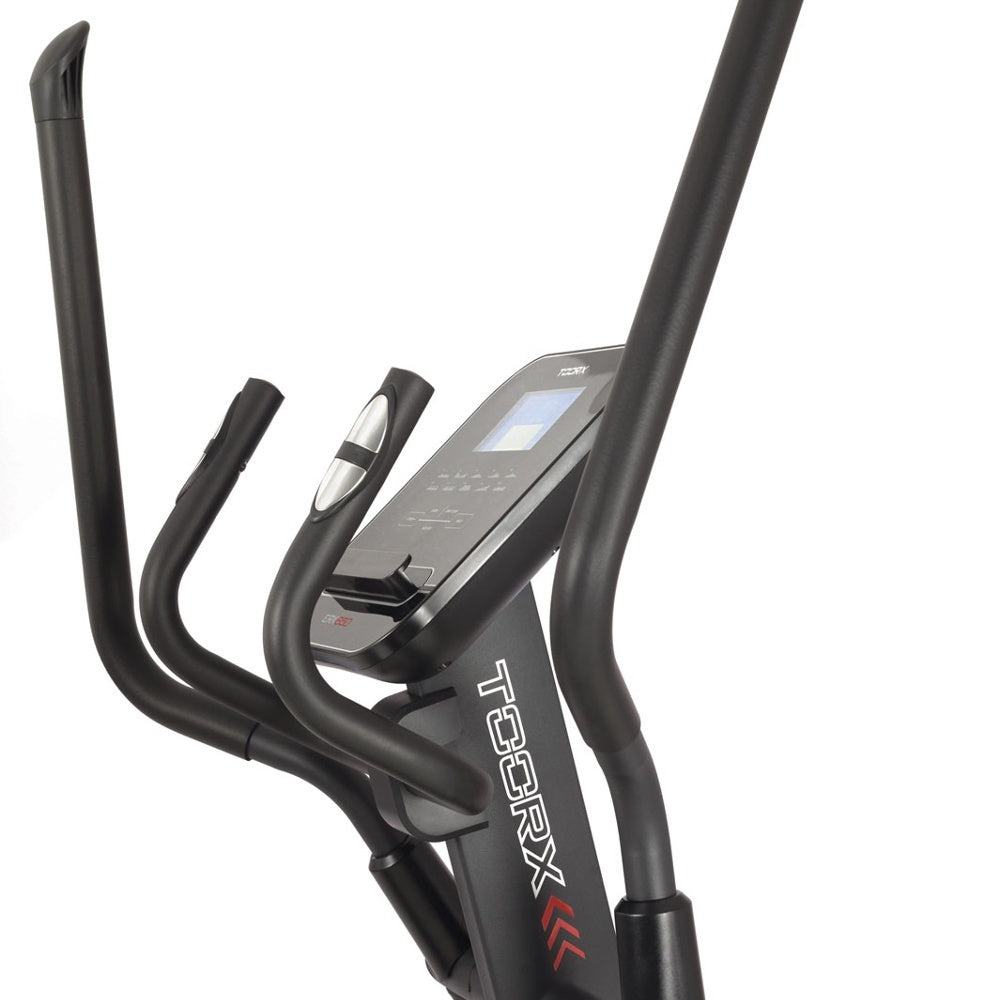 Ellittica Elettromagnetica ERX-650 HRC Toorx - a volano anteriore con pedane regolabili- con ricevitore wireless APP Ready 3.0 -compatibile KINOMAP e ZWIFT