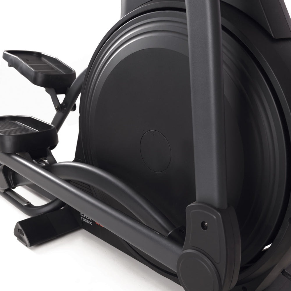 Ellittica Elettromagnetica ERX-650 HRC Toorx - a volano anteriore con pedane regolabili- con ricevitore wireless APP Ready 3.0 -compatibile KINOMAP e ZWIFT