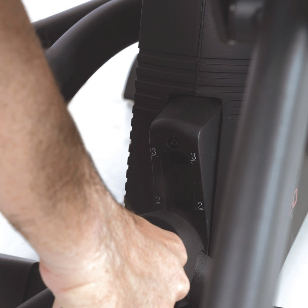 Ellittica Elettromagnetica ERX-650 HRC Toorx - a volano anteriore con pedane regolabili- con ricevitore wireless APP Ready 3.0 -compatibile KINOMAP e ZWIFT