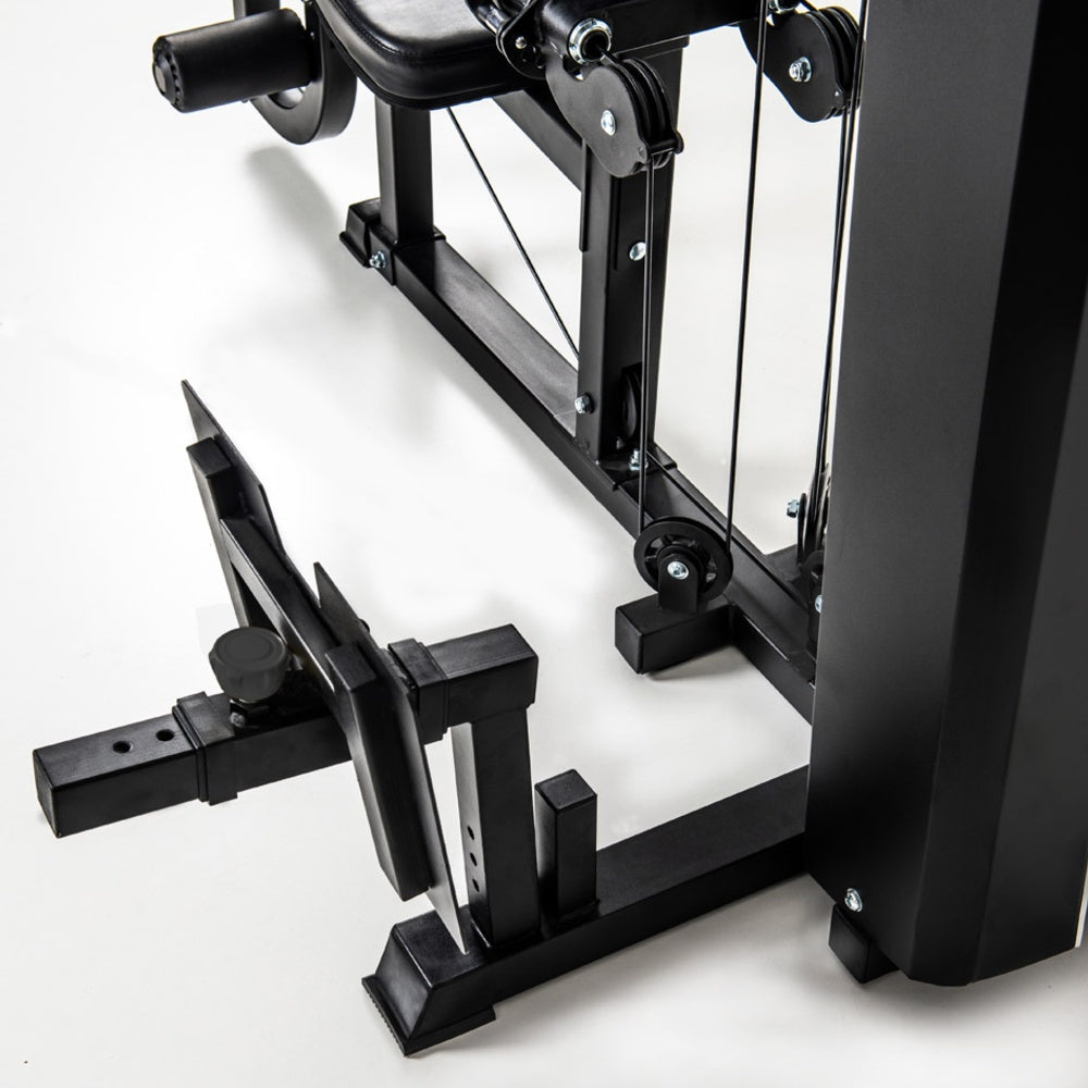 Stazione Multifunzione MSX-90 Pacco Pesi 102 kg kg con Doppio Cavo Libero e Pressa Gambe Regolabile Linea Toorx