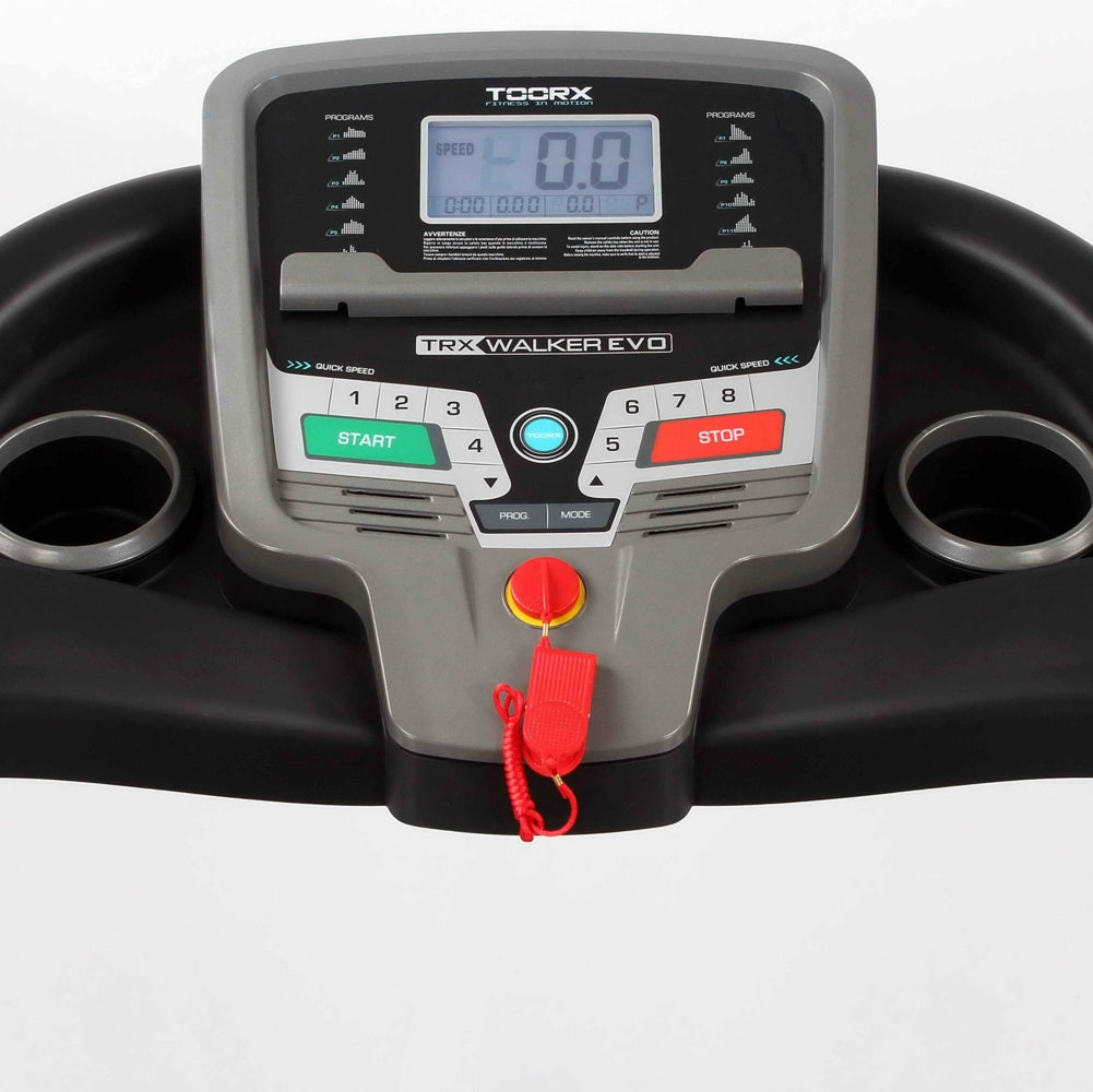 Tapis Roulant TRX-WALKEREVO Camminatore Linea Toorx Velocità 0,4 - 8,0 Km/h Peso massimo utilizzatore 110 Kg Piano Corsa 43 x 127 cm
